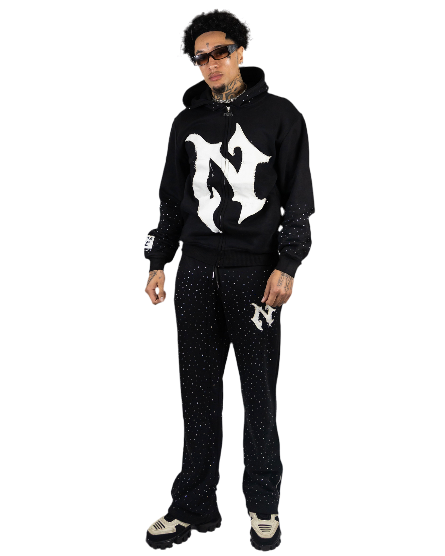 ♱Black Stardust Sweatsuit