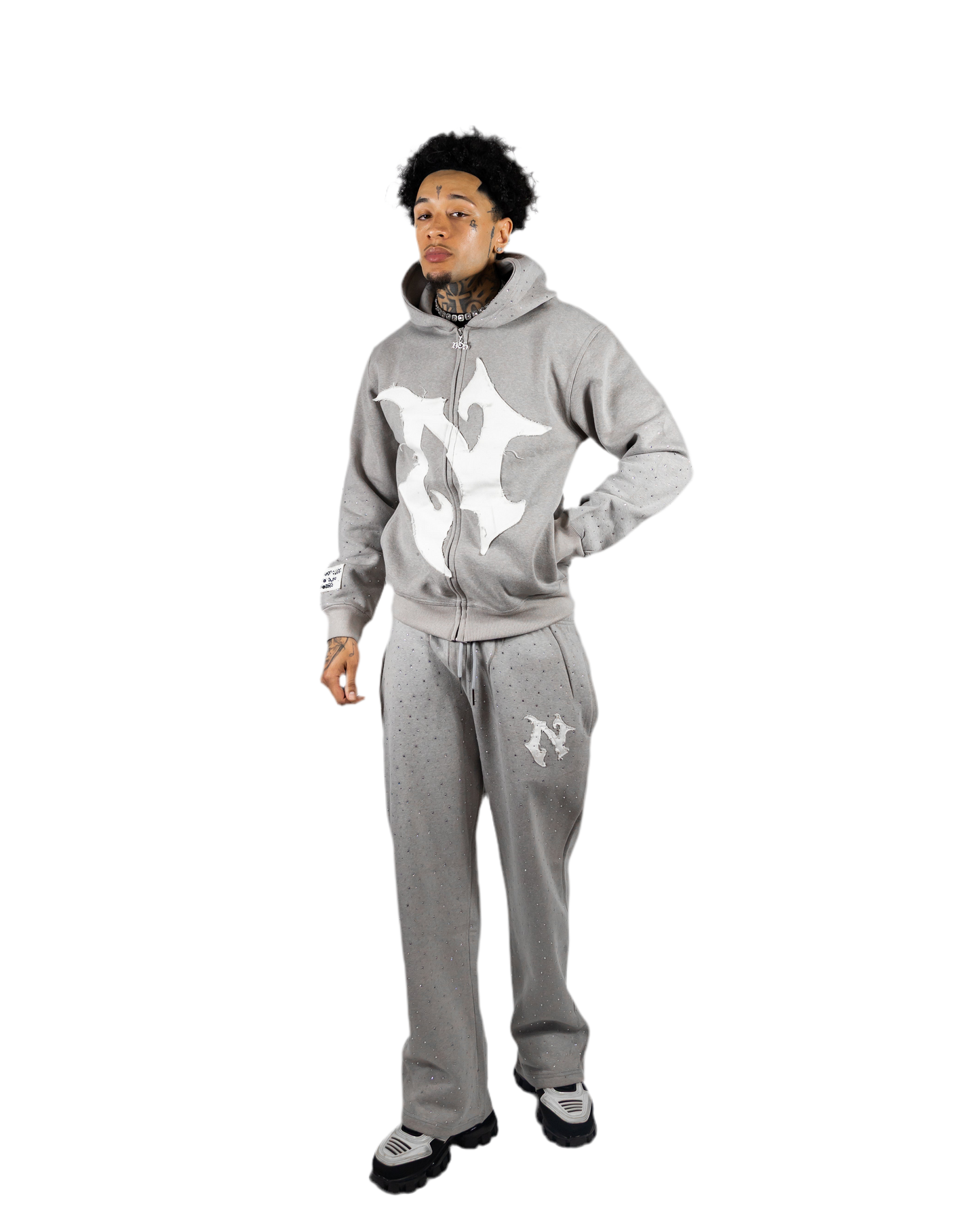 ♱Grey Stardust Sweatsuit