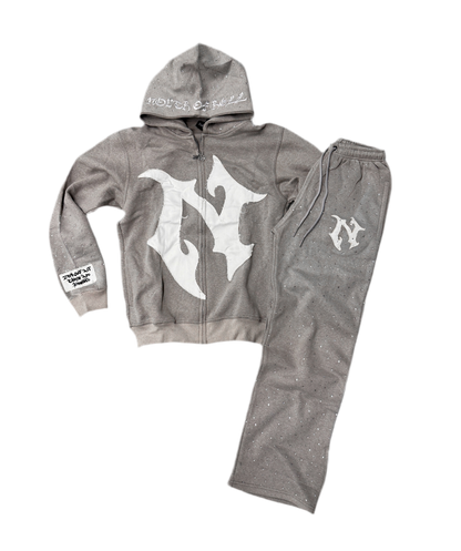 ♱Grey Stardust Sweatsuit