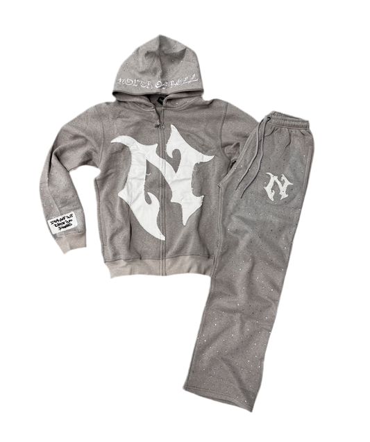 ♱Grey Stardust Sweatsuit