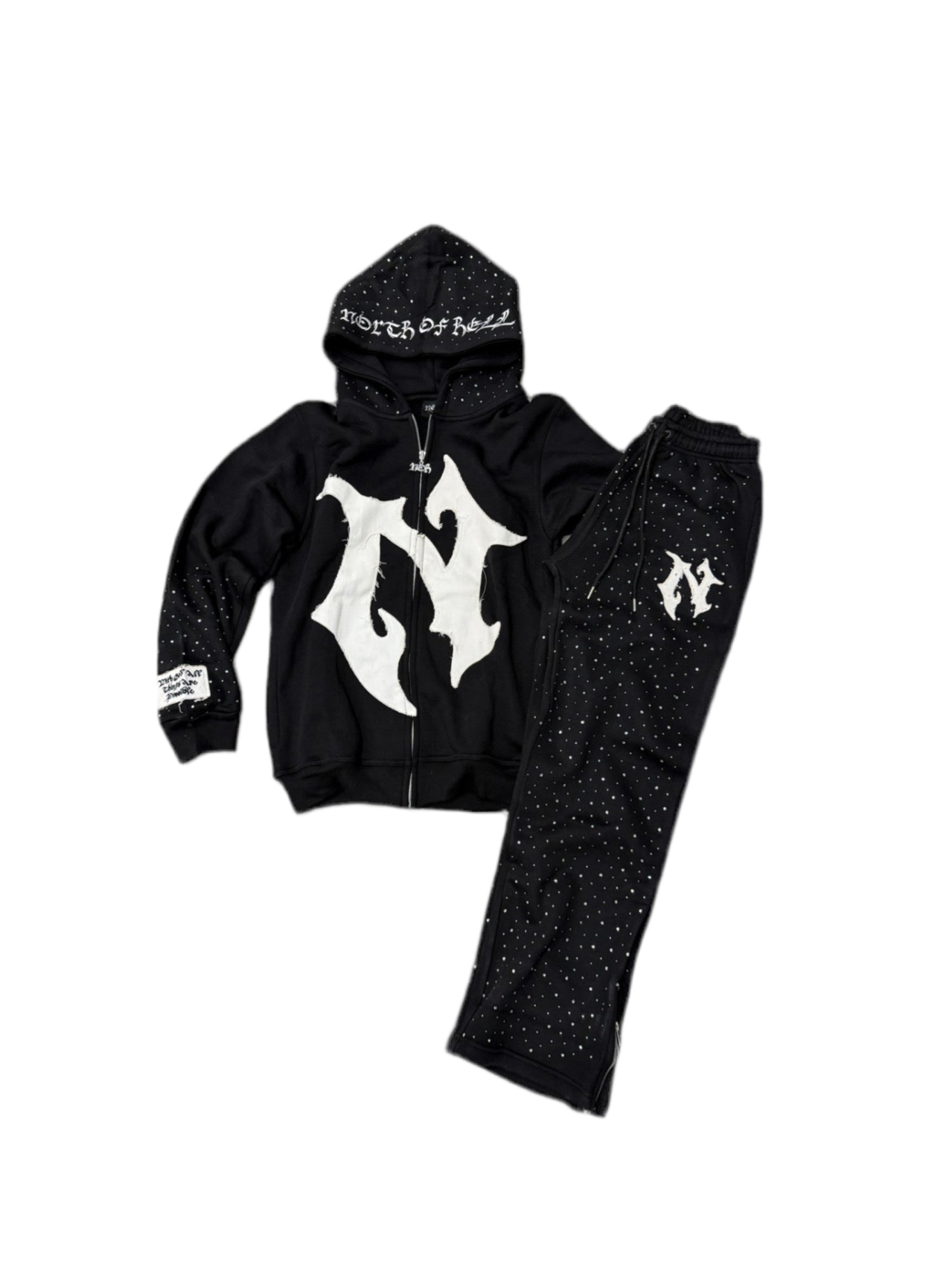 ♱Black Stardust Sweatsuit